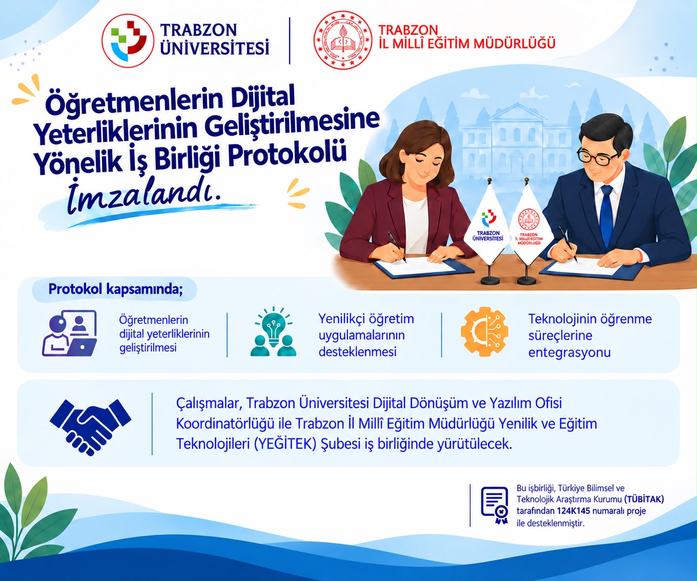 Öğretmenlerin Dijital Yeterliklerinin Geliştirilmesine Yönelik İş Birliği Protokolü İmzalandı